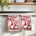 thumbnail image 7 of Mother's Day Kitchen Towels Set of 3, Cute Gnomes Red Heart Tulips Flower Love Tree Absorbent Dish Towels for Kitchen, Microfiber Hand Towel, Quick Drying Tea Towel for Cleaning Decorative Dishcloths, 7 of 7