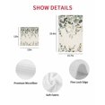thumbnail image 7 of Green Eucalyptus Kitchen Dish Towels for Drying Dishes Set of 2, Farmhouse Weeping Leaves on Linen Waffle Weave Microfiber Hand Tea Bathroom Towels Quick Dry & Absorbent Towel 15.7x23.6, 7 of 7