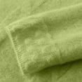 thumbnail image 7 of YEJIMAN Cozy Sweaters for Women Fall V Neck Tops Casual Lightweight Knit Pullover  Sweater Womens Long Sleeve Tops Light Green, 7 of 7