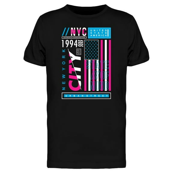 Ny City 1994 Typography Tee Men's -Image by Shutterstock