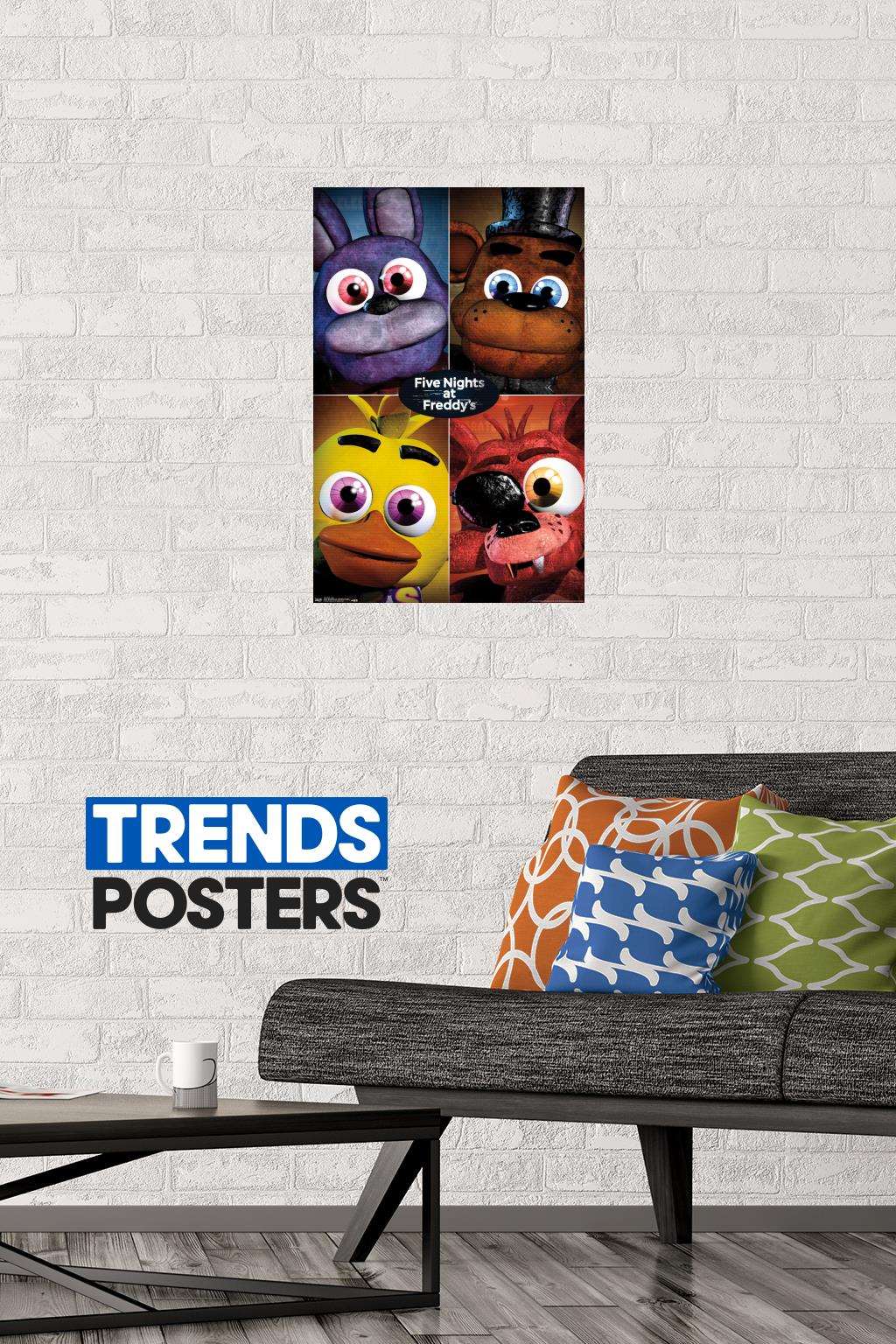 Five Nights at Freddy's - Quad Wall Poster, 14.725" x 22.375"