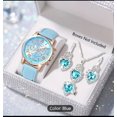 thumbnail image 1 of 1pc of Women men Fashion Luxury Quartz Watch + 4pcs of Jewelry, 1 of 3