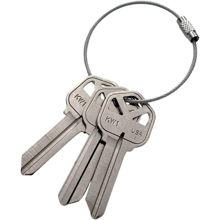 1 x Metal key holder key row keyring organnizer with 6 snap hook