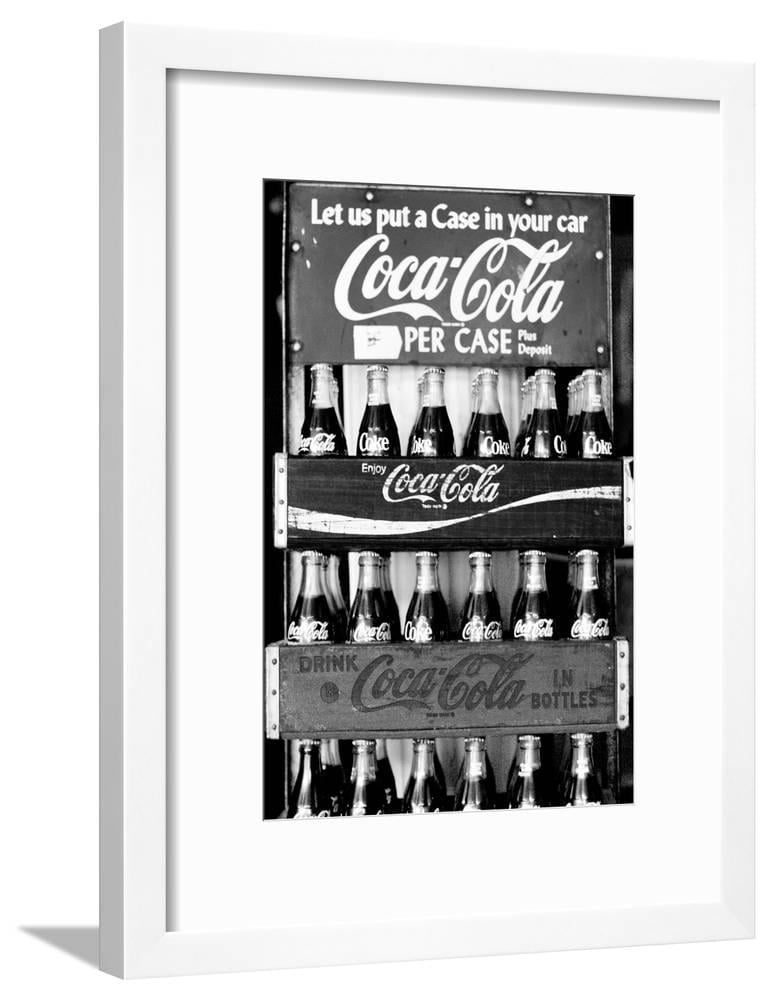 Red Gray Wall Art Photo Print Coke Kitchen Home Decor Coca Cola Bottle Beach 