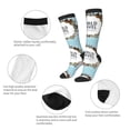 thumbnail image 6 of Balery World Travel Printed Novelty Socks Men's Women's Crew Socks Sports Socks Knee High Socks Cotton Socks Quirky and Cool Socks, 6 of 9