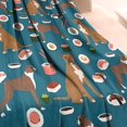 thumbnail image 3 of Boxer Dog Pitbull Terriers Dog and Sushi Blanket,Comfortable Soft Flannel Throw Blanket,All Season,Warm Lightweight Blankets for Sofa Bed Couch Living Room Chair,60"x80"(150x200cm), 3 of 4