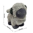 thumbnail image 3 of Plush Sheep, Ultra Soft Fluffy Stuffed Lamb, 10.2 inch Gray Cartoon Animal Toy, Perfect Companion for Toddlers Kids Themed Party Decoration Nursery Display Bedtime Cuddle Gift for All Ages, 3 of 7