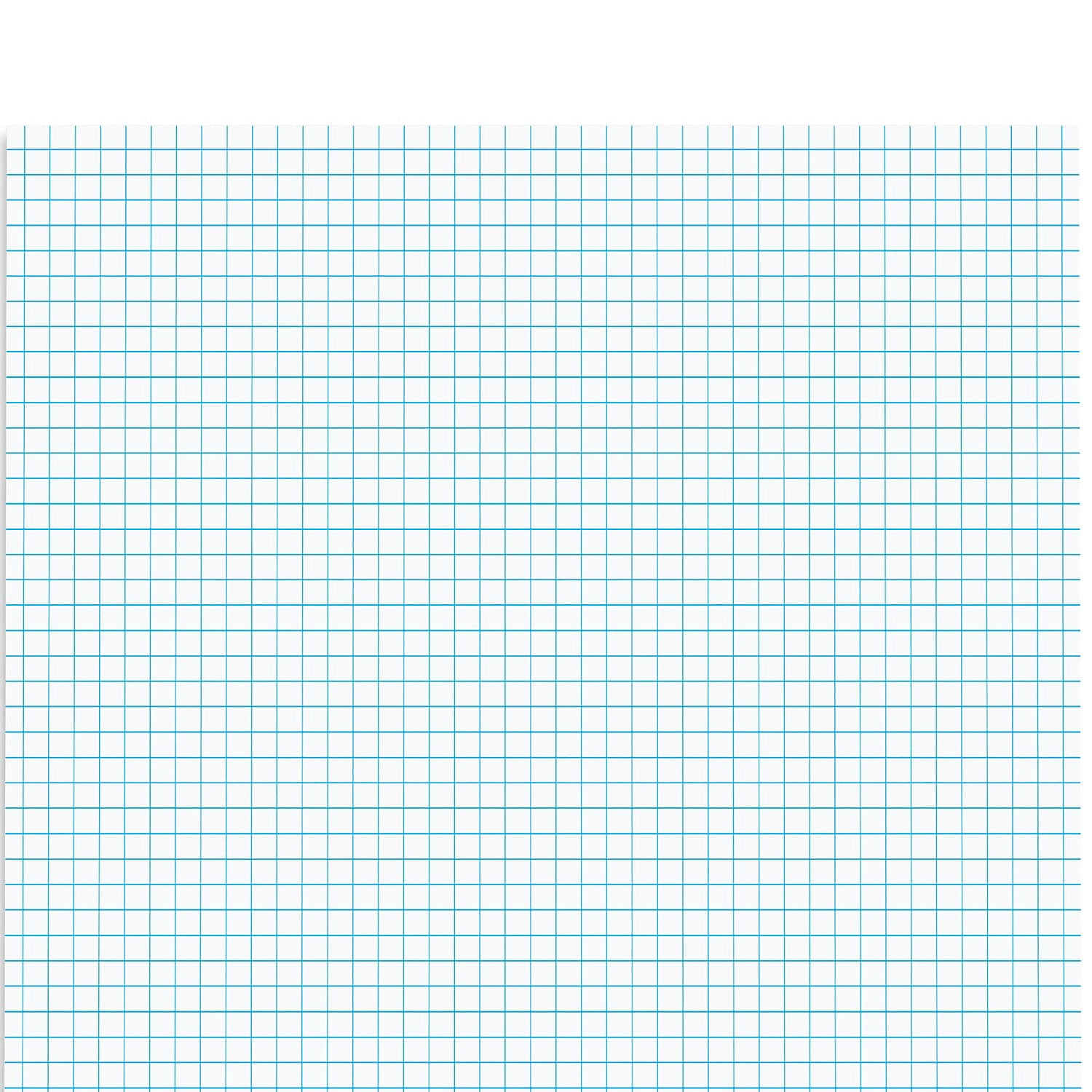 Staples Notepads 8.5" x 11" Graph Ruled White 50 Sheets/Pad 18/Carton ST57332VS