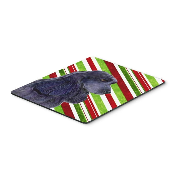 Carolines Treasures SS4540MP "Cocker Spaniel Candy Cane Holiday Christmas Mouse Pad Hot Pad or Trivet" Large multicolor