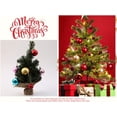 thumbnail image 4 of 24 piezas de adornos navideños de color rosa, 3 cm, decoración de adornos navideños irrompibles de plástico de 1,18 pulgadas, 24 piezas de 3 cm, rosa, 24 piezas de 3 cm, rojo, 4 of 5