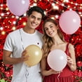 thumbnail image 2 of Valentines Day Backdrop, Red Rose Flower Photography Backdrops, Valentine Wedding Bridal Mother's Day Birthday Party Decoration Photo Booth Studio Props Banner for Photoshoot,7X5ft, 2 of 5