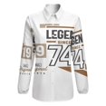 thumbnail image 4 of Legend Since 1974 49 Birthday Long Sleeve Blouse Woman Streetwear Casual Shirts Summer Oversize Woman Streetwear Clothing Birthday Present, 4 of 7