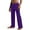 Purple, variant on Mens Pajama Pants, Lightweight Soft Loungewear Straight Leg Drawstring Pant Sleepwear Bottoms Green S