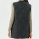 thumbnail image 3 of Chaqueta de mujer sin mangas de color liso con aislamiento de terciopelo grueso, de talla mediana a larga, parte superior de poliéster para mujer, 3 of 3