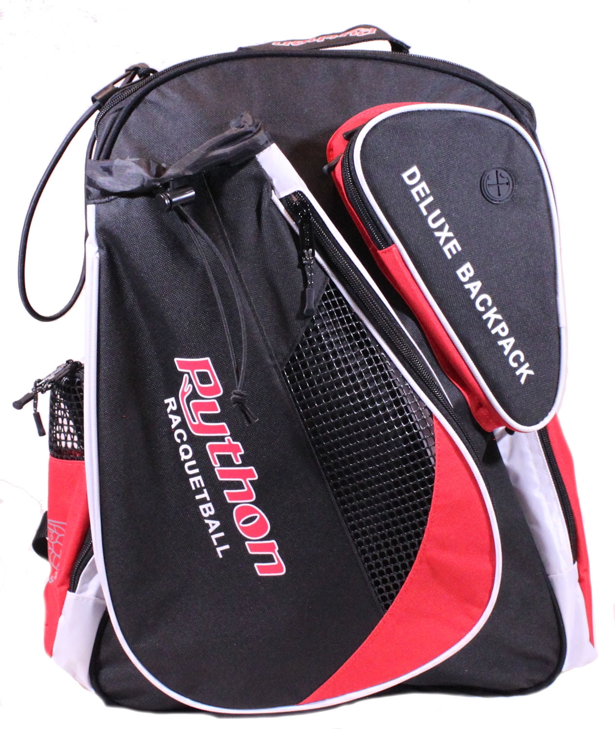 Python Deluxe "Backpack" Racquetball Bag Series (Black/Blue, Black/Red