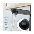 thumbnail image 4 of Grifo monomando negro para lavabo de acero inoxidable, agua fría y caliente con mangueras incluidas. Grifo de baño negro. Grifo de lavabo negro. Grifo monomando negro para baño. Grifo de baño negro., 4 of 5