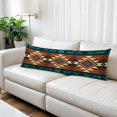 thumbnail image 2 of Turquoise Red Body Pillow Covers 20"x54", Southwest American Native Abstract Pattern Soft Brushed Microfiber Breathable Throw Pillow Covers, Pillowcase with Zipper for Couch Sofa Bedroom Living Room, 2 of 9