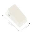 thumbnail image 2 of HLONK 30Pcs Transparent Spring Clips Clear Self-Adhesive Wall Clips Small Sticky Clips Spring Photo Clips, 2 of 8