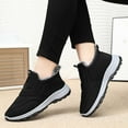 thumbnail image 2 of Xiaoxatg Winter Style Sneakers for Women - Warm Comfortable Thick Boots Athletic Footwear for Various Activities 7 Black, 2 of 6