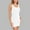 White, variant on SNKSDGM Female Womens Tank Tops with Built in Bra Set Women's Tank Tops Dressy Women's Mini Dress Summer Tank Dress Ribbed Crew Neck Sleeveless Basic Bodycon Mini Dresses M