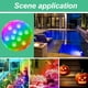 thumbnail image 3 of Luces LED sumergibles recargables ANGGREK para piscina IP68 impermeables 15 luces enterradas que cambian de color para patio al aire libre, 3 of 8