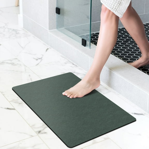 Bath Mat Rug, Non Slip Quick Dry Super Absorbent Thin Bathroom Rugs