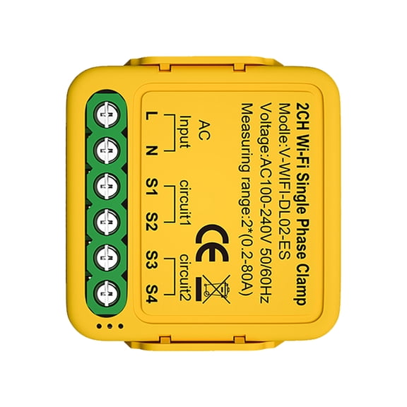 Kitchen Appliances Tuya WiFi Smart Energy Monitor Power Consumption Tracker for Home Usage Reducing Utility Costs 2.4GHZ Single Phase Monitor