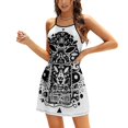 thumbnail image 1 of Kozmik Machine Sweetheart Knot Flared Dress Fashion Design Large Size Loose Dress Nuggets nuggets Computer Space, 1 of 5