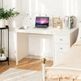 Walmart White Computer Desk for Home Office, Study & Bedroom Essentials
