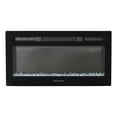 thumbnail image 2 of Furrion LLC Fireplace Insert F31-18A Greystone; Electric Fireplace With Crystal Log Set; 31 Inch Length Viewing Area; Plug-In Mount; Non-Vented; 120 Volt; With 4 Colors And 4 LED Bars; Black, 2 of 2