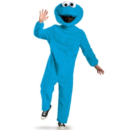 Full Plush Cookie Monster Prestige Adult Costume
