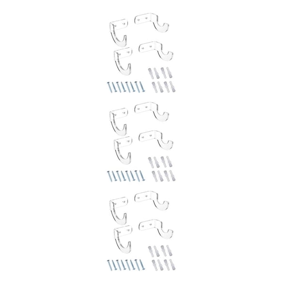 Matsuzay 2 pares de estantes de almacenamiento para montar en la pared con bate de béisbol, colección transparente Type1 NO1 Matsuzay CBP213476