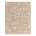 thumbnail image 3 of Unique Loom Floral Shag Collection Area Rug - Carved (8' x 10' Rectangle Beige), 3 of 7