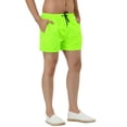 thumbnail image 4 of NOMADIC NOOK Men's Summer Elastic Waist Mesh Lining Solid Color Swimsuit Board Shorts 2 Pack, 4 of 7