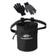 thumbnail image 1 of Bolsa de tiza para escalada en roca al aire libre + 1 par de guantes de dedo completo para deportes de ciclismo en rappel - Negro Macarena Bolsa de tiza para escalar al aire libre, 1 of 8