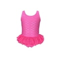 thumbnail image 1 of Traje de Baño para Beba George Talla 1 con Tutu de Mesh y Estampado de Sirena Rosa, 1 of 4