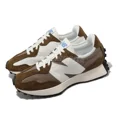 thumbnail image 1 of New Balance 327 NB Brown White Men Unisex Casual Lifestyle Shoe Sneaker U327LG-D, 1 of 5