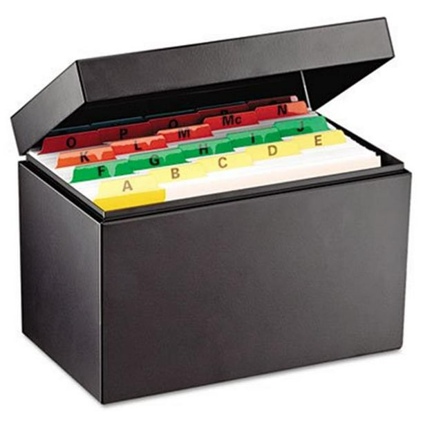 Index Card File Holds 500 5 x 8 cards 8 3/4 x 5 1/8 x 6