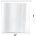 thumbnail image 2 of 80 Count 16" x 18" Reclosable 3.5 Gallon Large Resealable Clear Plastic Zipper Bags for Storage, Clothes, Travel, Food$$Other, 2 of 7