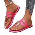 thumbnail image 3 of Willtoo Flat Sandals for Women Dressy Summer Slip On Sandals Beach Sandals Non Slip Comfortable Flip Flops with Arch Support, 3 of 5