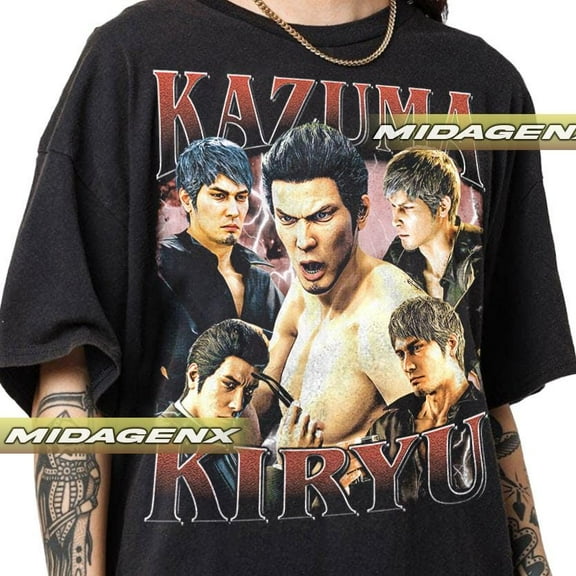 Limited Kazuma Kiryu Yakuza Vintage T-Shirt, Gift For Women and Man Unisex T-Shirt GL07