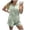 Green, variant on Womens Rompers for Summer, Women's Jumpsuit - Knit Romper with Adjustable Waistband Sleeveless Summer Jumpsuit Pockets Casual Short Romper for Women Grey M