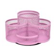 thumbnail image 1 of Storage Desk Accessories Desk Storage Desk Accessories 360 ° Rotating Desktop Storage Suitable For Pen Holders Marker Pens Erasable Metal Makeup Brush Holders, 1 of 3