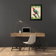 thumbnail image 4 of Lamanche, Stef 18x24 Black Modern Framed Museum Art Print Titled - The Australian king parrot- After Levaillant, 4 of 5