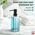 thumbnail image 6 of GM GMISUN Clear Glass Soap Dispenser Hand Soap Dispenser for Kitchen 12oz, 6 of 7