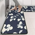 thumbnail image 2 of Kitchen Rugs Sets Of 2,Pioneer Flower Floral Print Pattern Anti Fatigue Kitchen Mat Rugs Non Slip Washable,Decorative Kitchen Floor Mats for Kitchen,Sink,Laundry,17"x47"+17"x47", 2 of 5