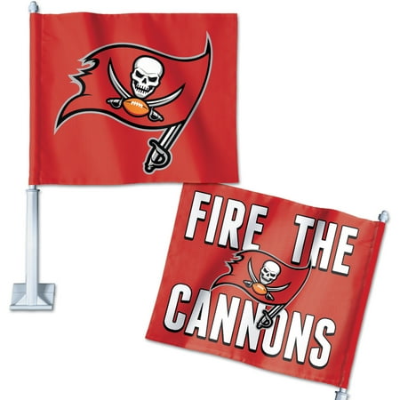 - Tampa Bay Buccaneers WinCraft Double-Sided Slogan Car Flag - No Size
