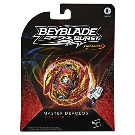 Beyblade Burst Pro Series Master Devolos Spinning Top Starter Pack, Includes Launcher