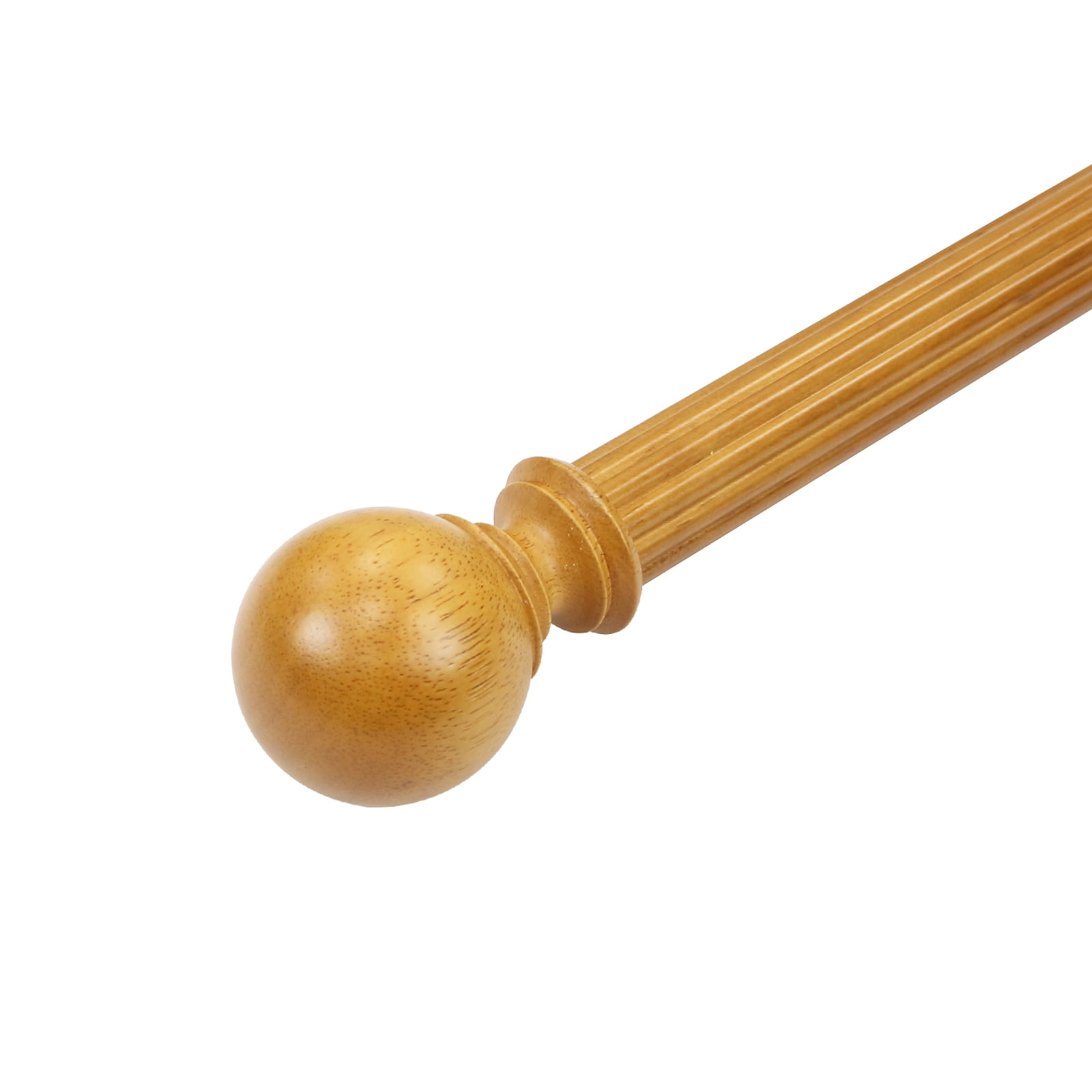 Wood Ball Finials in Heritage Oak for 1-3/8" Wood Pole (2-Pack)