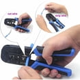 thumbnail image 3 of pelacables crimpadora RJ45 herramienta de crimpado de red profesional RJ45 R11 Cat7 Cat6, 3 of 5